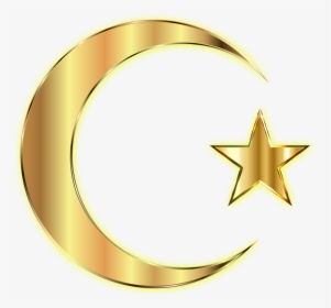 This Free Icons Png Design Of Golden Crescent Moon, Transparent Png, Free Download