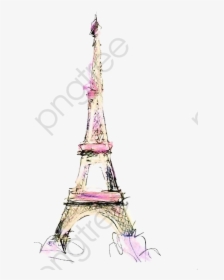 Eiffel Tower Clip Art Pink, HD Png Download, Free Download