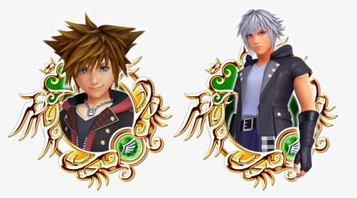 Kh3 Sora Ex Kh3 Riku Exp, HD Png Download, Free Download