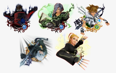 Hd Vanitas Hd Zexion Sora Ff Riku Days Hd Larxene, HD Png Download, Free Download