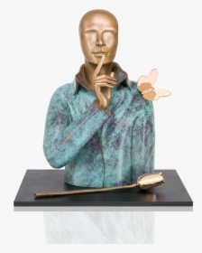 Bronzefigur Silence Von Andrea Bucci, HD Png Download, Free Download