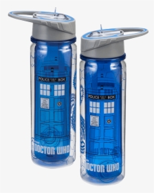 Doctor Who Tardis Tritan Water Bottle, HD Png Download, Free Download