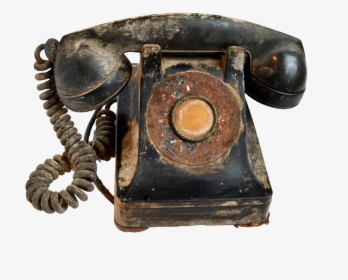 1940s Damaged Rotary Phone, HD Png Download, Free Download