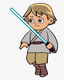 How To Draw Luke Skywalker, HD Png Download, Free Download