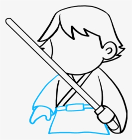 How To Draw Luke Skywalker, HD Png Download, Free Download