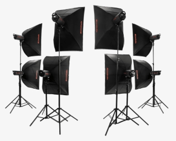 8 Light Product Photography Kit, HD Png Download, Free Download