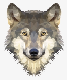 Polygon Wolf Wolf Wild Animal Vector Polygon, HD Png Download, Free Download