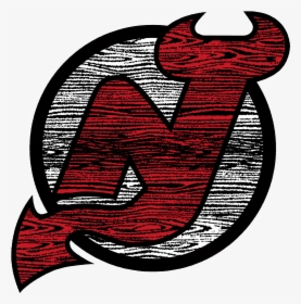 New Jersey Devils 1999-present Primary Logo Distressed, HD Png Download, Free Download