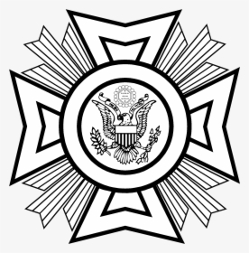 Vfw Logo Black And White, HD Png Download, Free Download