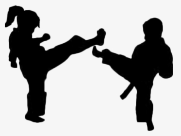 Karate Clipart Silhouette, HD Png Download, Free Download