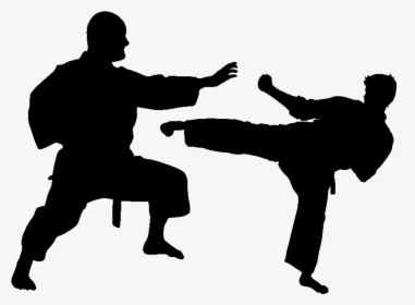 Sticker Combat De Karate Pour Pc Ambiance Sticker Kc3973, HD Png Download, Free Download