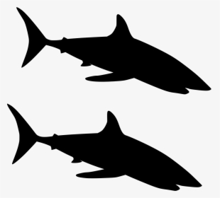Black Blue Shark Clipart Transparent Background, HD Png Download, Free Download