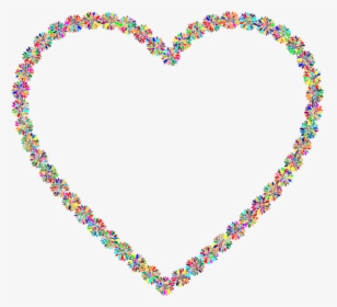 Flower Heart Necklace Shape, HD Png Download, Free Download