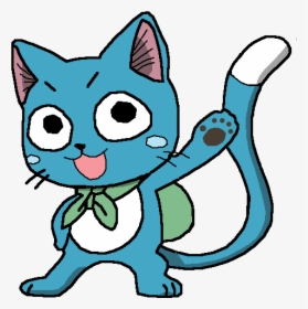 Fairy Tail Happy Png, Transparent Png, Free Download