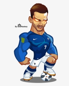 Griezmann Cartoon , Png Download, Transparent Png, Free Download