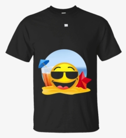 Cool Shades Emoji On Beach T Shirt Sunglasses Emoji, HD Png Download, Free Download