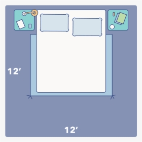Bed Top View Png, Transparent Png, Free Download