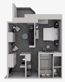 One-bedroom Suite - Top Down, HD Png Download, Free Download