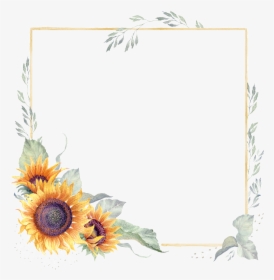 Watercolor Hand Painted Sunflower Transparent, HD Png Download, Free Download