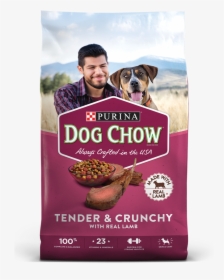 Angel With His Dog On The Cover Of A Bag Of Dog Chow, HD Png Download, Free Download