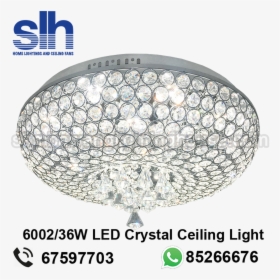 Cl1 6002/36w Led Crystal Ceiling Lamp, HD Png Download, Free Download