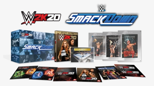 Wwe 2k20 Collectors Edition Content Smackdown 20 Anniversary, HD Png Download, Free Download