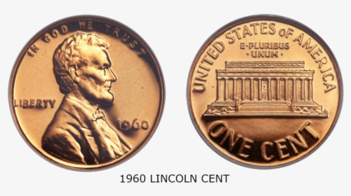 1960 Lincoln Cent, HD Png Download, Free Download