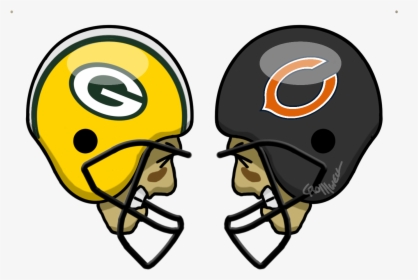 Chicago Bears Vs Green Bay Packers Classic Headbutting, HD Png Download, Free Download