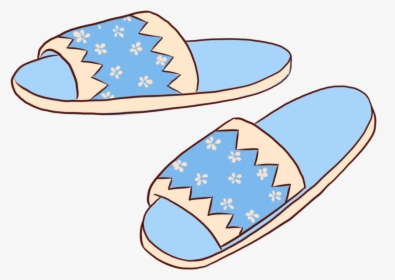 Hand Painted Cartoon Daily Necessities Slippers Png, Transparent Png, Free Download