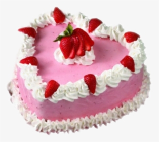 #strawberry #strawberrycake #cake #pink #pinkcake #heart, HD Png Download, Free Download