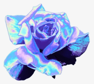 #rose #holo #holographic #flower #iridescent #pastel, HD Png Download, Free Download