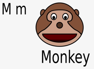 M For Monkey Clip Arts, HD Png Download, Free Download