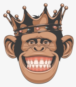 #mq #head #face #king #crown #monkey, HD Png Download, Free Download