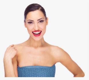 » Red Lipstick Woman Elbow Supreme Social Theme, HD Png Download, Free Download