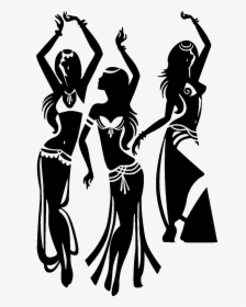 Belly Dance Drawing Dancer Silhouette, HD Png Download, Free Download