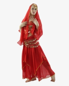 Red Pepper 5-piece Belly Dance Costume, HD Png Download, Free Download