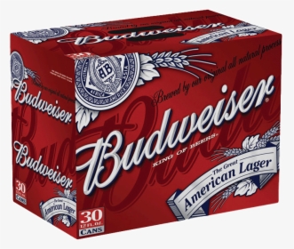 Budweiser 24 Pack Can , Png Download - Bud 18 Pack, Transparent Png, Free Download