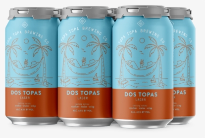 Dos Topas Lager 6 Pack Web - Cola, HD Png Download, Free Download