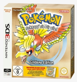Pokemon Gold Version 3ds Hd Png Download Kindpng