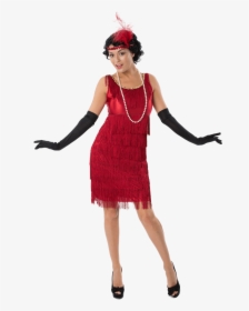 Red Flapper Costume, HD Png Download, Free Download