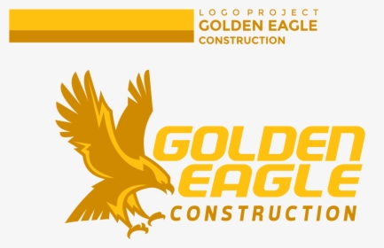 Logo Design By Gigih Rudya For Golden Eagle Construction - Hawk, HD Png Download, Free Download