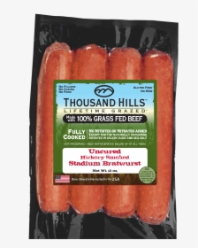 Thousand Hills Hot Dog Label, HD Png Download, Free Download