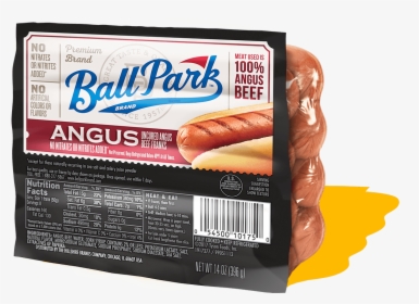 Bratwurst - Ball Park Beef Franks Nutrition Label, HD Png Download, Free Download