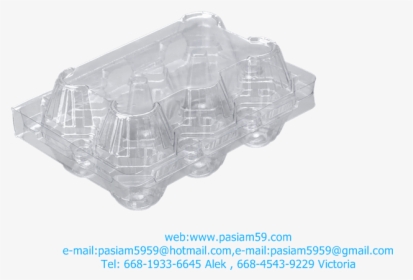 Clear Plastic Egg Cartons,egg Carton, 6 Eggs, Plastic - Architecture, HD Png Download, Free Download