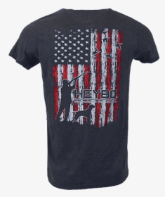 Heybo® Men"s S/s Dark Grey "merica Ducks T Shirt"   - Heybo Shirts, HD Png Download, Free Download
