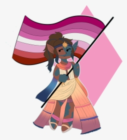 [p] Daeris Pride Flag - Cartoon, HD Png Download, Free Download