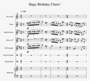 Transparent Birthday Horn Png - Sheet Music, Png Download, Free Download
