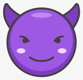 Smile With Horns Emoji Png, Transparent Png, Free Download