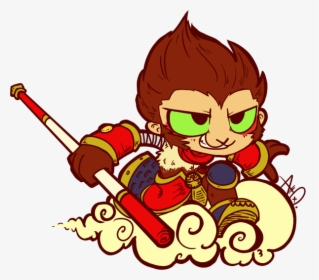 League Of Legends Chibi Wukong, HD Png Download, Free Download