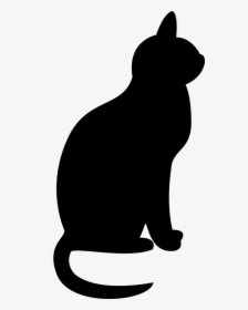 Cat Pet Silhouette - Silhouette Cat Svg Free, HD Png Download, Free Download